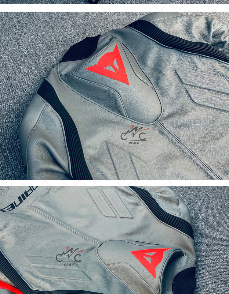 丹尼斯骑行服dainese super race丹尼斯皮衣机车大驼峰钛合金骑行服