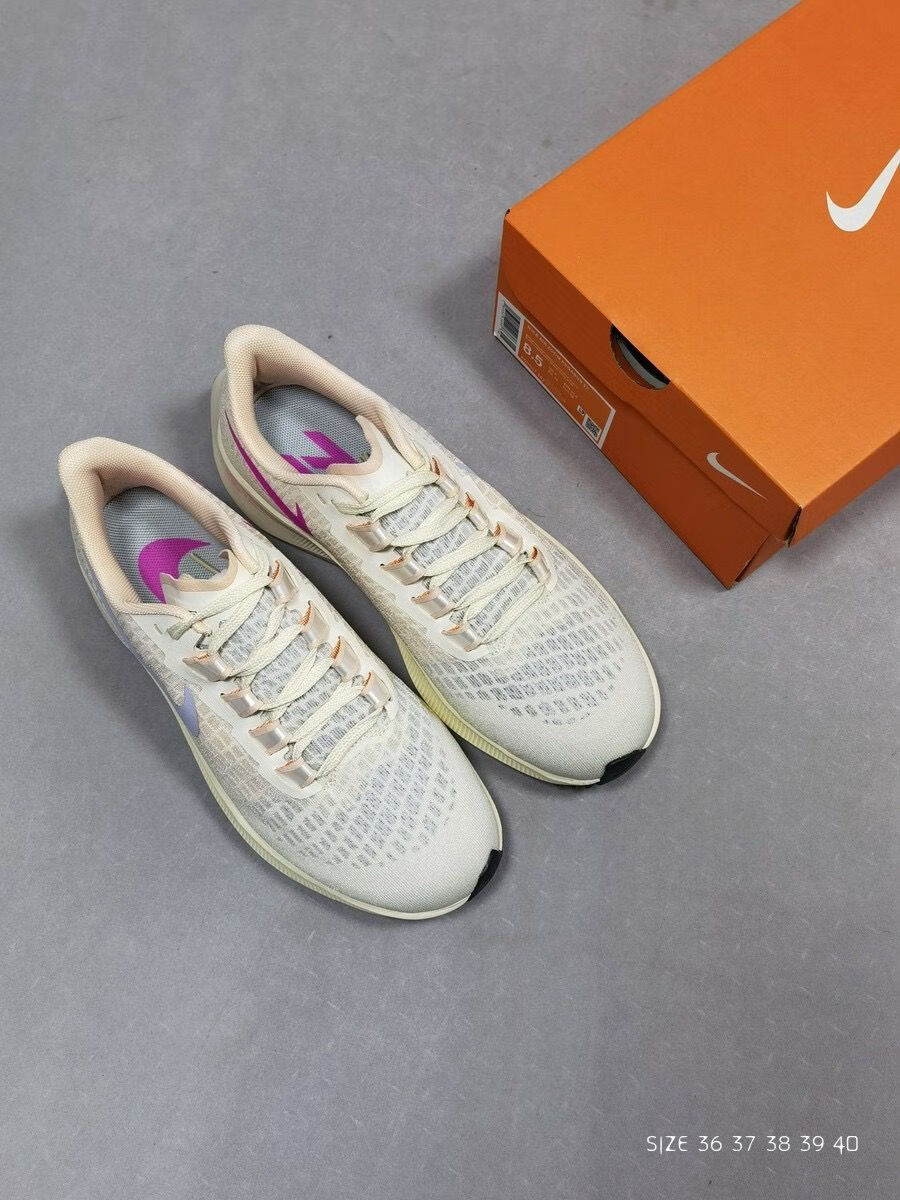 莆田纯原zoom登月37舒适37代紫罗兰飞马透气面针织软底气垫缓震运动