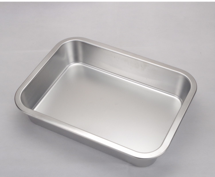 加深加厚不锈钢方盘平底长方形托盘烧烤深盘餐盘菜盆盘子冻品 7cm 36*