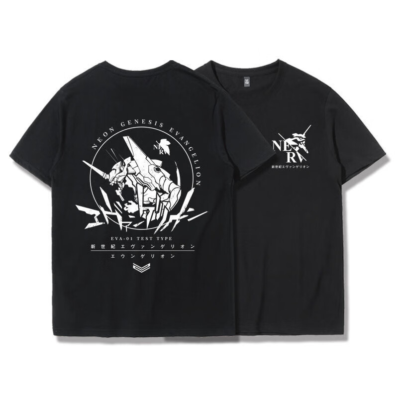 簘蕥eva联名t恤 新世纪福音战士t恤联名绫波丽明日香碇真嗣动漫周边
