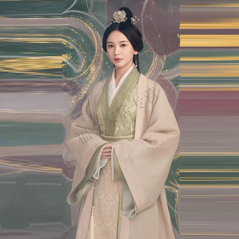 星汉灿烂赵露思程少商同款女士曲裾汉服仙女妃子皇后服古装 款式二