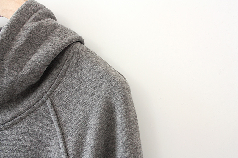 装160/180/200多斤连肩袖刺绣花加绒棉卫衣特体大号上衣女 915/灰色