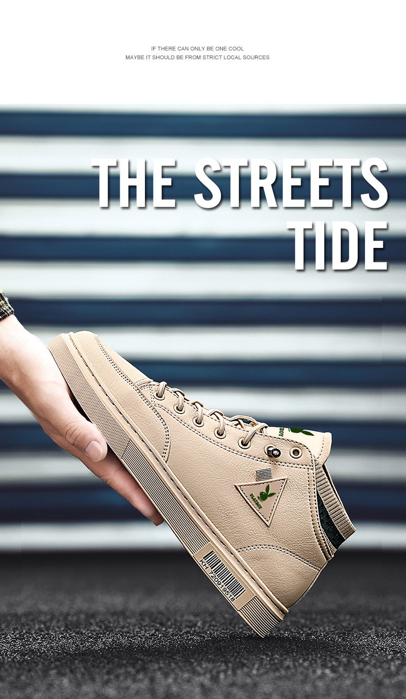 男鞋子春季小白鞋板鞋潮流百搭中帮休闲运动软底透气潮鞋 东pl320303