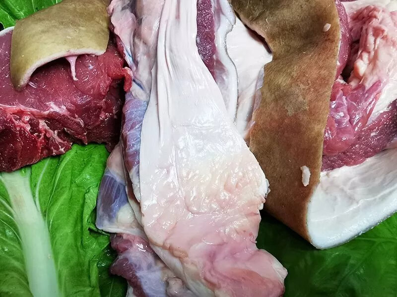 帶皮牛腩肉 現殺黃牛嫩方肉農家小時散養牛肉 三斤後腿【圖片 價格