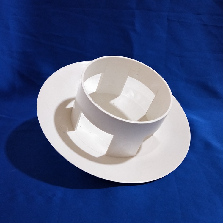 pvc雨帽屋面通气帽屋顶风帽管帽排气罩烟囱帽屋面排气管挡雨帽75伞型