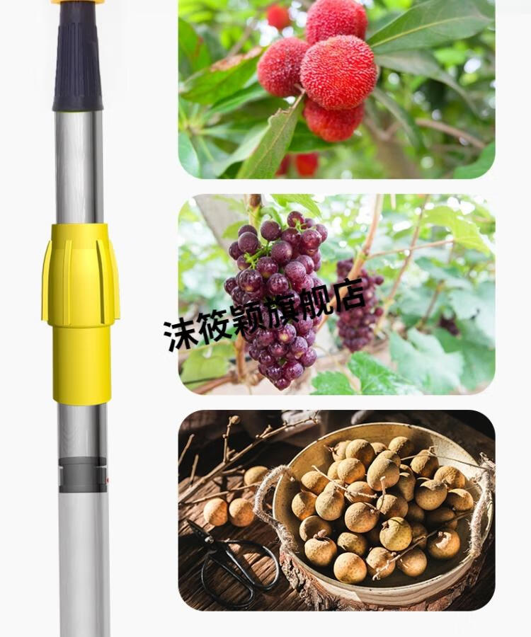蓝莓采摘器 水果采摘神器工具高空摘果剪摘柿子橘子伸缩摘果器杏杨梅