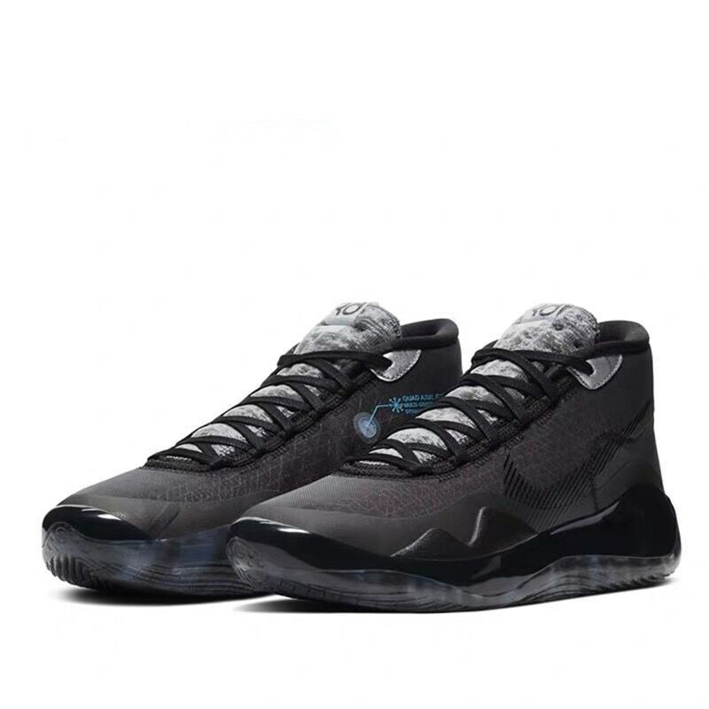 新款杜兰特12代篮球鞋黑白全战靴耐磨运动鞋智起杜兰特12海浪36