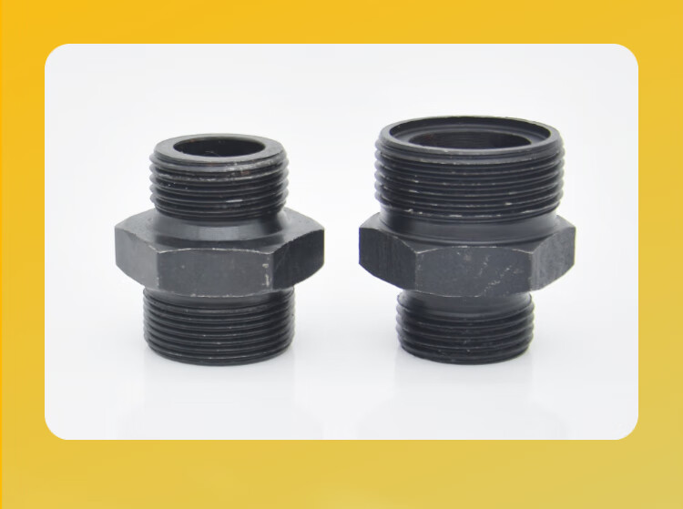 液压对丝接头焊接端直通接头体jb984公英制连接高压油管钢管接头g3430