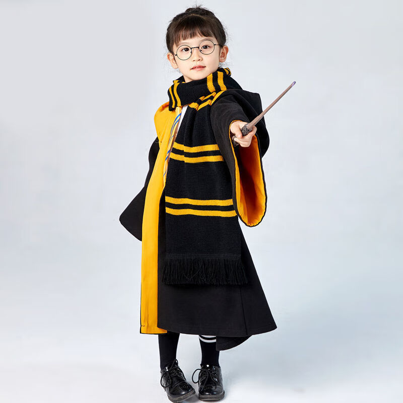 哈利服装魔法袍学院服巫师袍cos儿童成人校服演出周边万圣节波特 女童