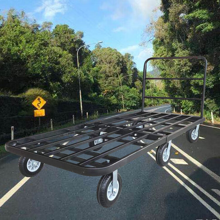 可分离扶手工厂用手推车小拉车平板车拉货车手动小拖车拉货宝 大号90