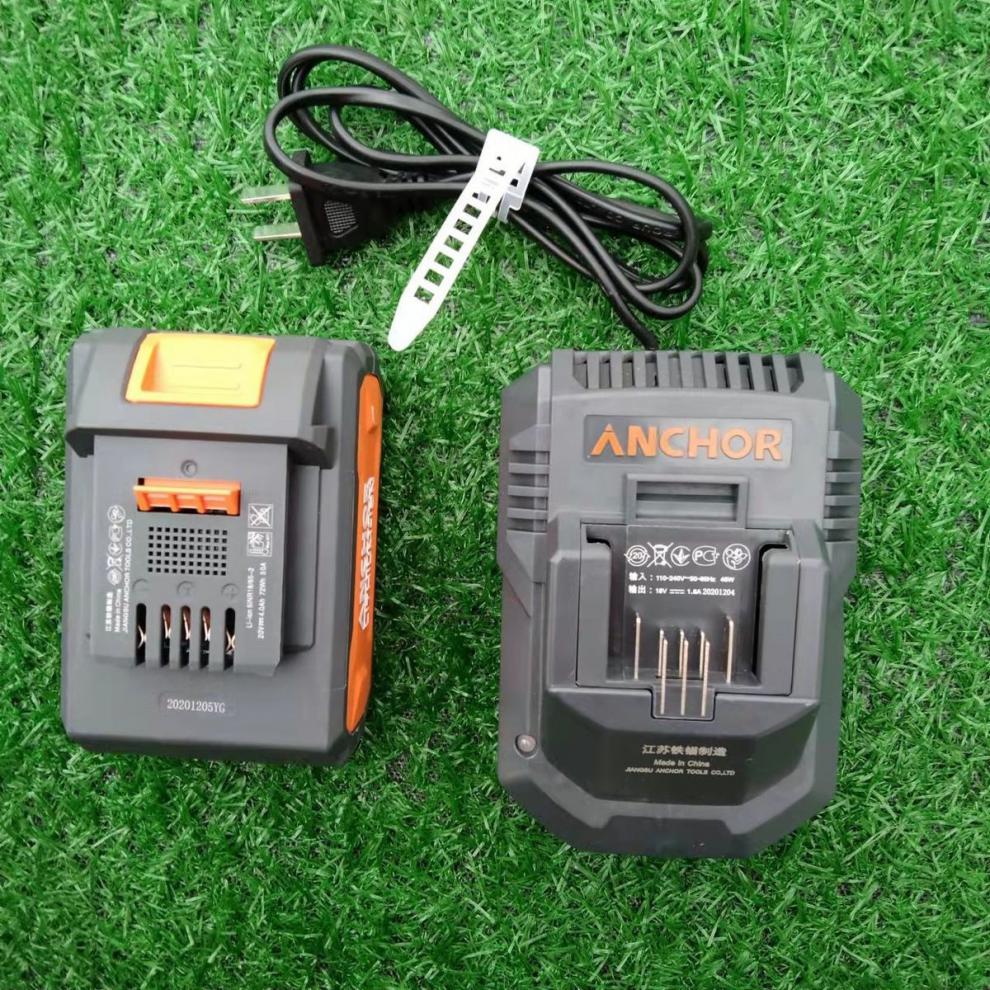 铁锚电动扳手锂电大扭力汽修无刷冲击电风炮充电式架子工板手套筒金