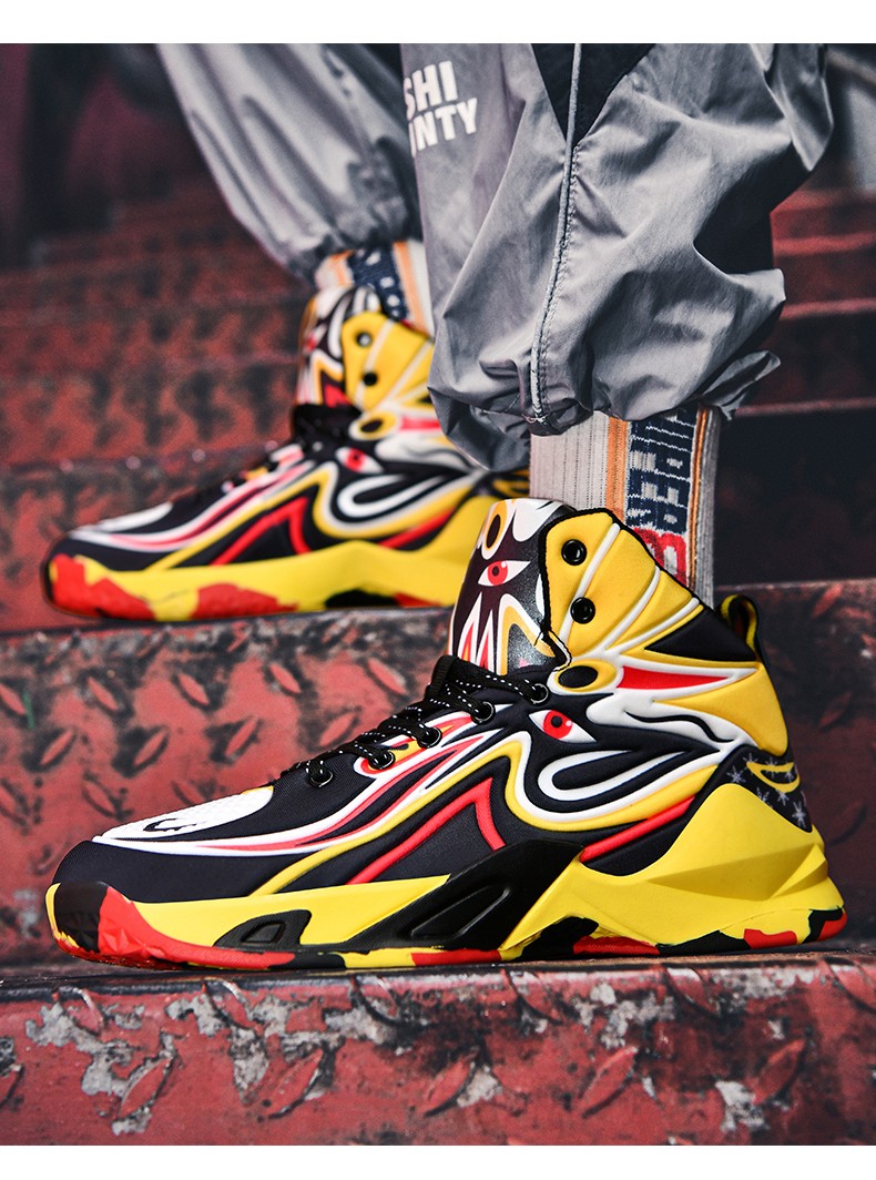 科比国潮限量版篮球鞋男高帮毒液5气垫减震欧文8代水泥地战靴中大童网