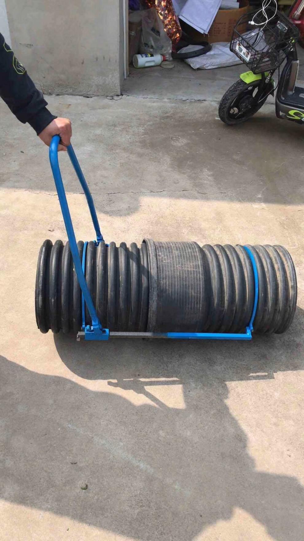 帅芒波纹管拉紧器hdpe双壁波纹管安装拉紧器工具套管通用型连接器网红
