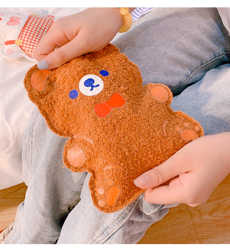 随身可爱注水热水袋暖手宝女小型装水宿舍神器小暖宝宝暖脚暖水袋