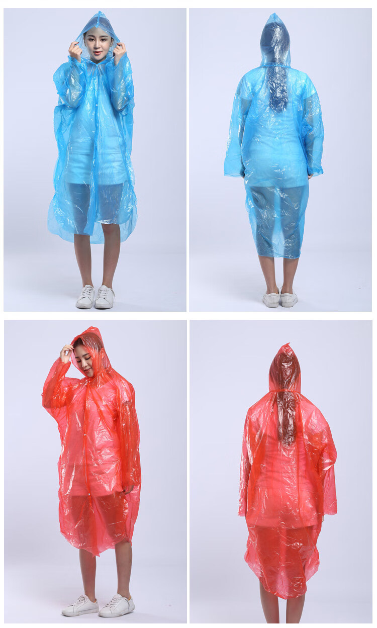 神器成人儿童加厚一次性雨衣长款身透明男女大码便携户外雨披避雨球