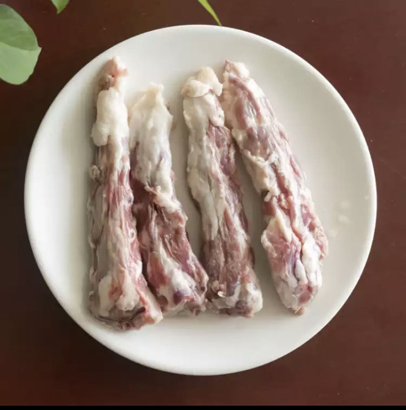 棠鲜生鲜羊尾巴新鲜现宰多肉羊尾骨清真羊尾尖羊尾巴红烧羊蝎子佳品整