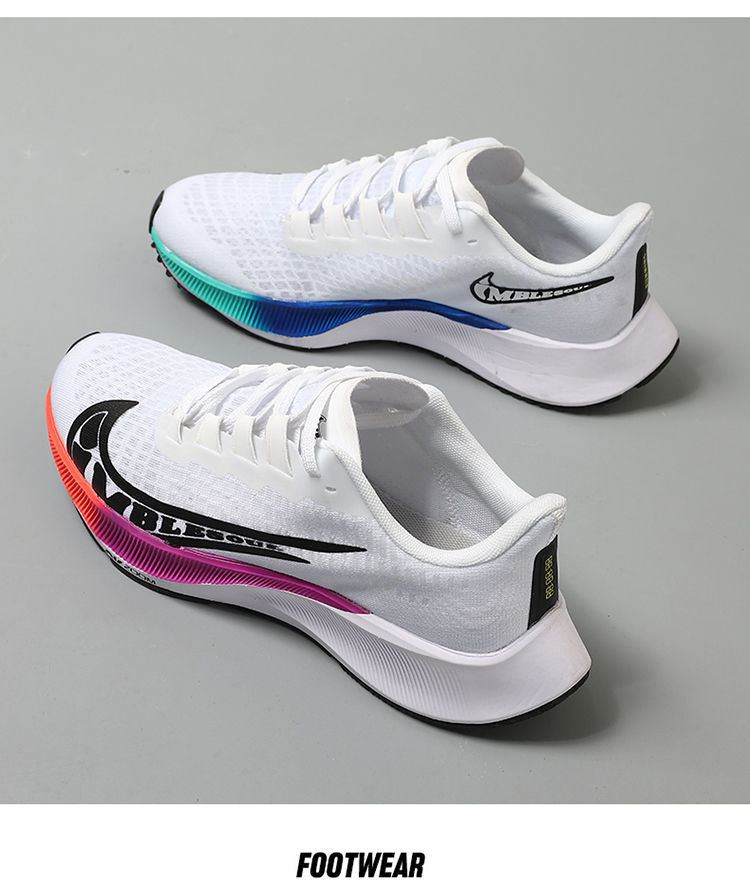 飞马37代运动鞋zoom气垫登月38马拉松长跑超轻减震透气跑步鞋 荧光绿