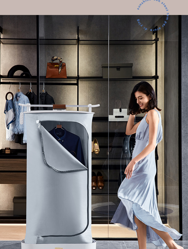 soleusair舒乐氏衣物护理机高温蒸汽智能除皱家用新款挂烫干衣机预售