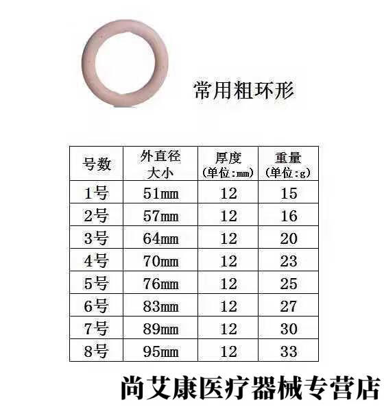 中老年人子宮下垂/脫垂 一件起售 粗環形帶託 64mm【圖片 價格 品牌