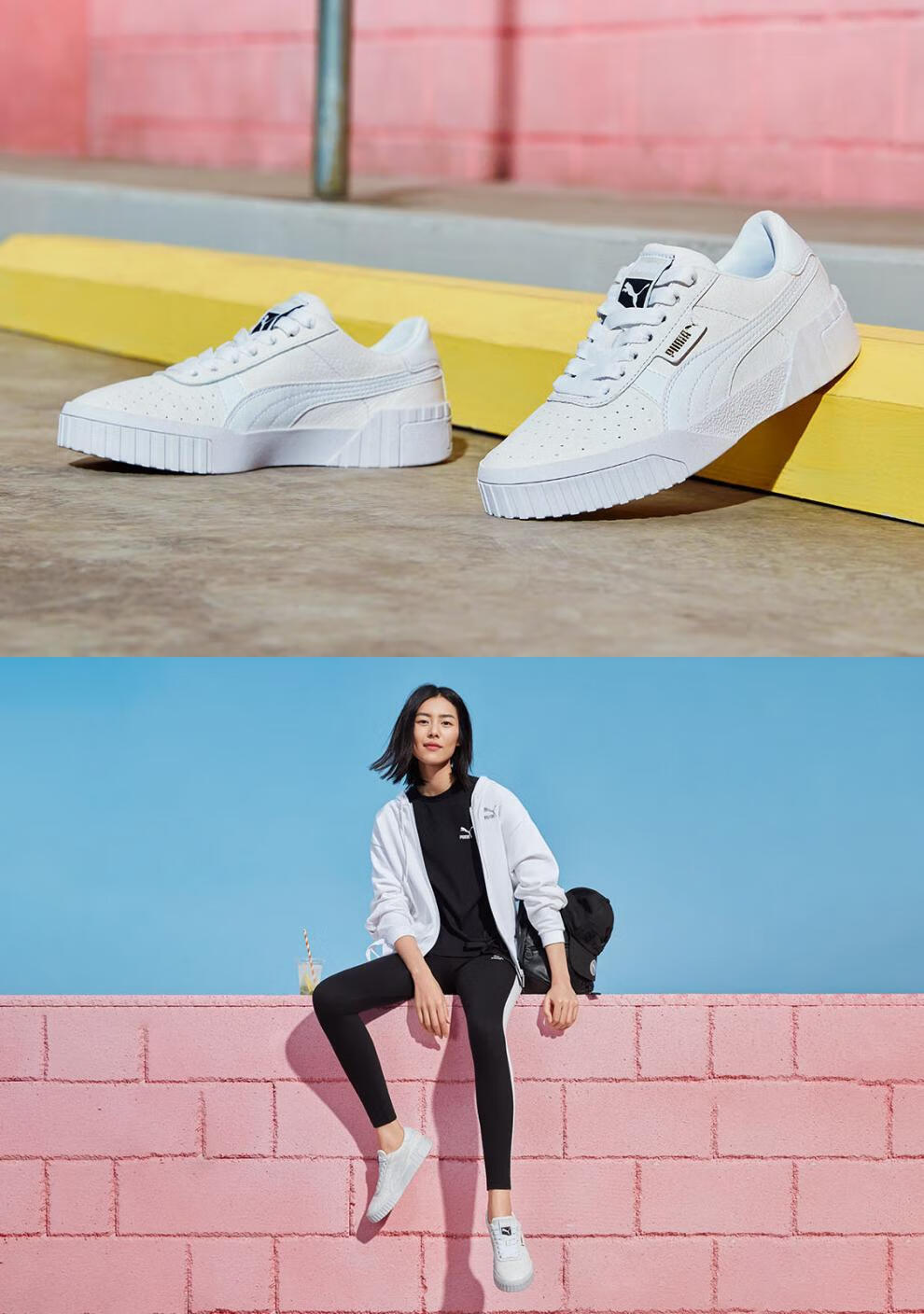 puma彪马官方 刘雯同款女子休闲鞋 cali 369155 03 37.