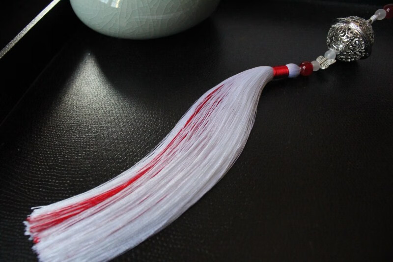 仁尼 清心铃云梦江氏腰佩汉服配饰古风铃铛腰佩流苏挂件银铃配饰挂坠