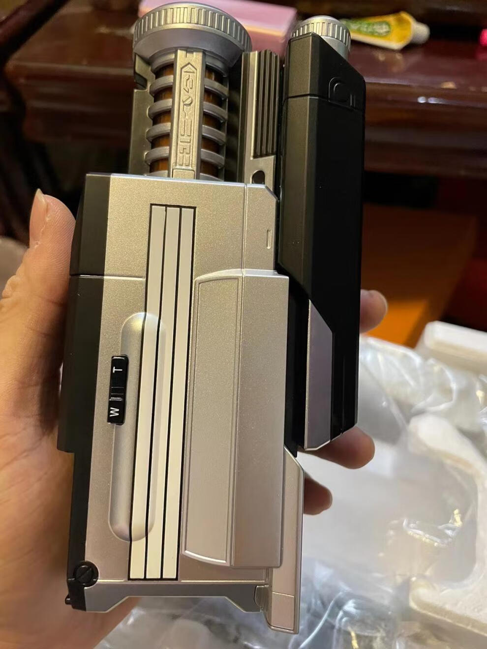 99新开封美品csm假面骑士delta德尔塔555腰带全新运输箱 日版现货