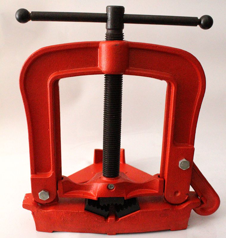 西式管子台虎钳重型钢管压力钳超大夹距龙门钳1号2号3号4号夹持钳 1号