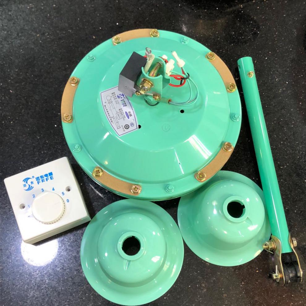 远东吊扇56寸白绿色铁叶静音大机风力客厅卧室餐厅3叶工业吊扇王中风