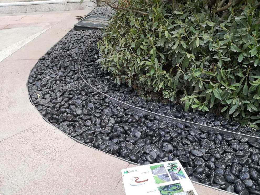 草石隔离带不锈钢园林景观绿化挡土板隔根板阻根带金属隔离带 订做