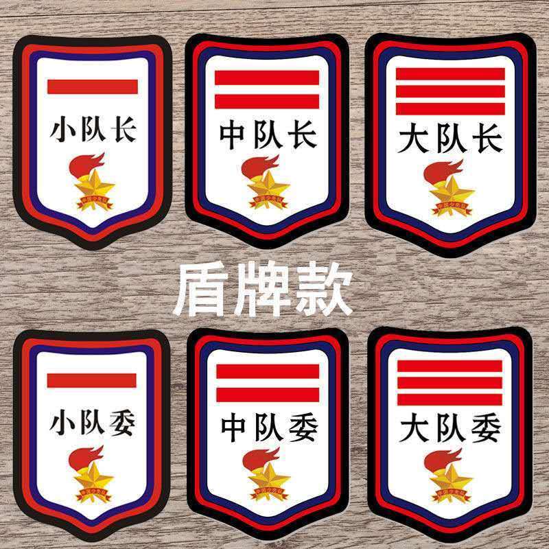 fgacct 小学生袖标班干部队干标志大中小队长队委臂章组长学习委员 五