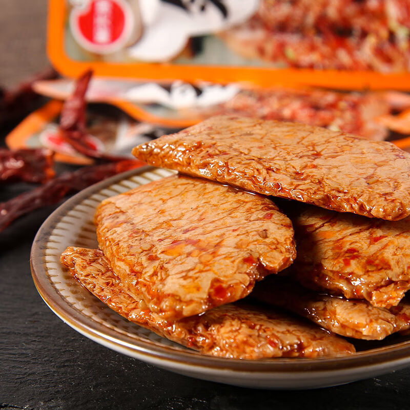 顺天缘手撕素牛排素肉豆干制品香辣黑椒猛辣休闲劲道盒装小零食 【素