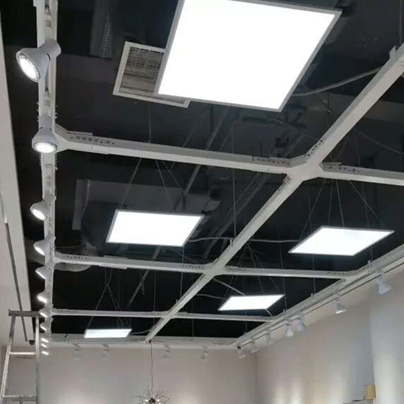 北欧吊杆射灯led轨道灯桥架服装店餐厅长杆吊灯店铺架子吊顶装饰1米