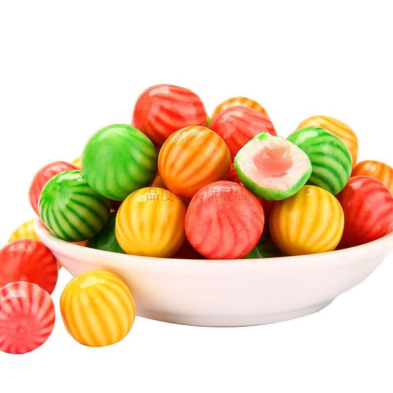 爆浆口香怀旧零食6-200颗61儿童节 6条(30颗夹心)爆浆泡泡糖【图片