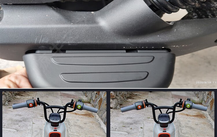 电动车脚踏板后板小米九号b30b60b90后脚蹬c系载人后搁脚b110后脚踏