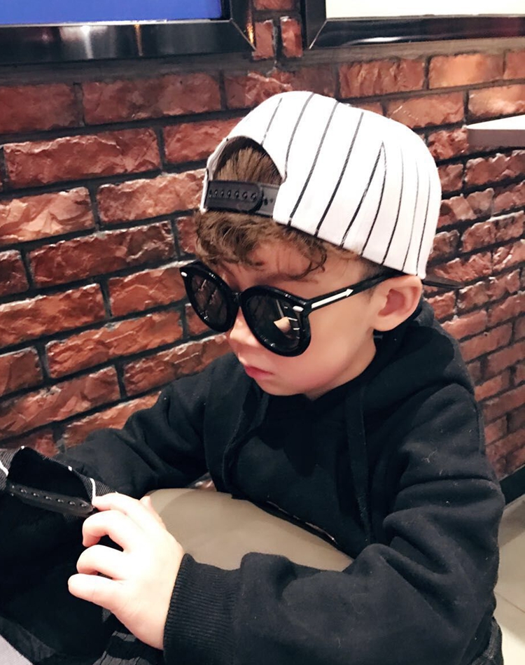 春秋儿童遮阳帽宝宝小孩韩版男童男孩嘻哈帽子鸭舌帽夏季棒球帽潮