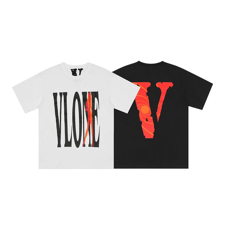 vlone 迈阿密经典联名系列欧美高街ins风宽松潮牌情侣短袖t恤男情侣