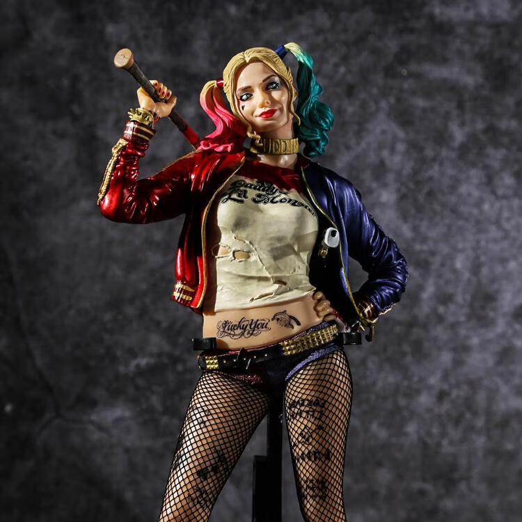 小丑手办哥谭杰罗姆 玩悦计划小队小丑女哈莉奎茵大号精致模型潮玩