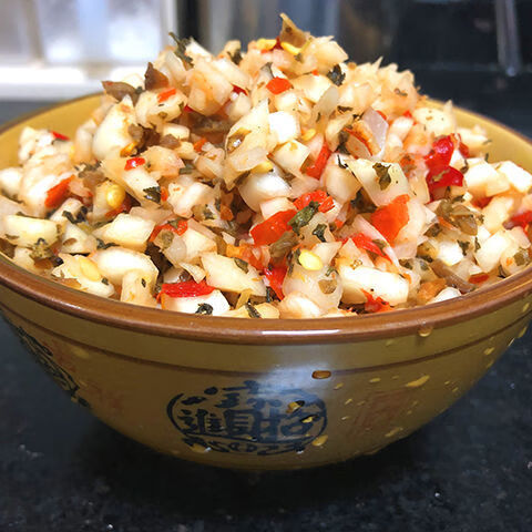 湖南湘西永顺特产大头菜颗颗酸菜大头末末酸龙山大兜菜榨菜下饭菜 1斤