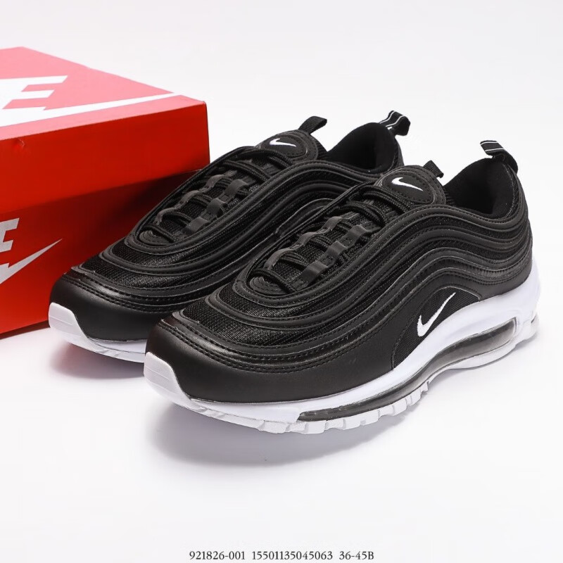 纯原彩虹全掌air max 97撒旦弹步鞋男女鞋气垫运动鞋休闲双鱼兔运动