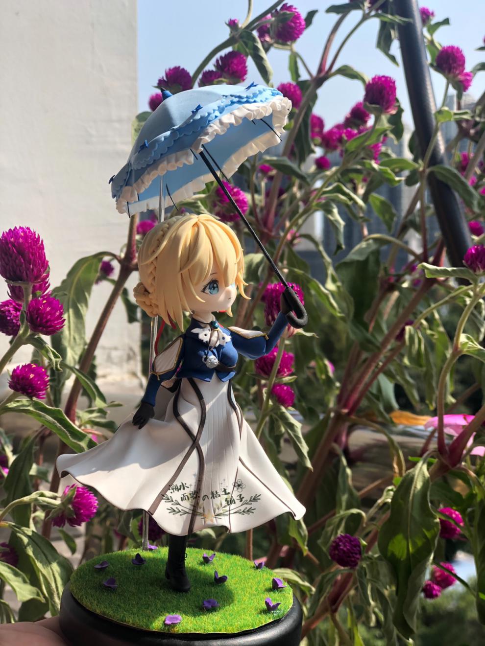 紫罗兰永恒花园手办紫罗兰永恒花园薇尔莉特粘土定制动漫人物q版制作