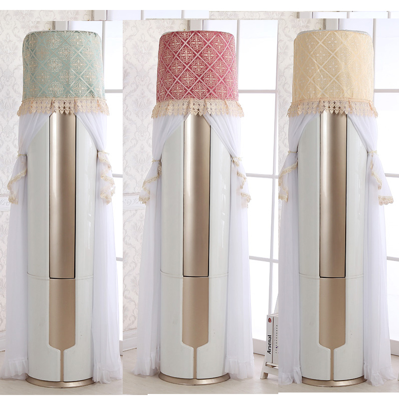 美地的立体圆筒空调罩格力空调罩圆形开机不取耐尘罩立式圆柱空调套