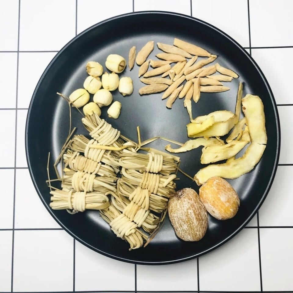 北京同仁堂原料煲汤 灯心草麦冬汤料包配莲子玉竹 滋润秋冬易眠 去