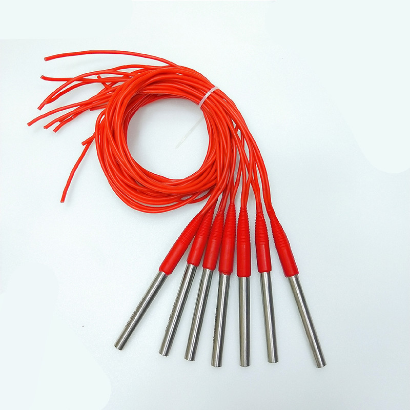 5v12v24v36v48v潜水式低压直流防水加热管加热棒电热管电热棒 硅胶