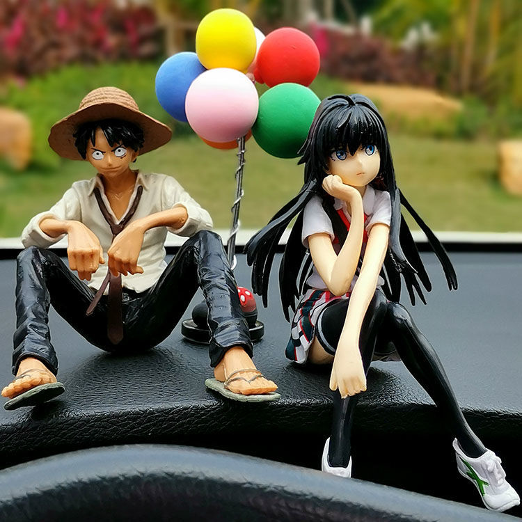 灌篮高手手办 车载装内饰品个性创意中控台摆件sn1213 雪乃 气球