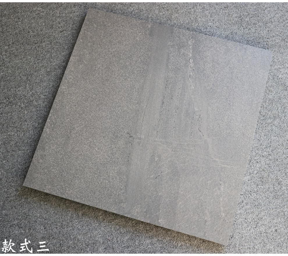 灰色通体砂岩瓷砖600x600仿古砖民宿卫生间墙砖餐厅磨砂防滑地砖 款式