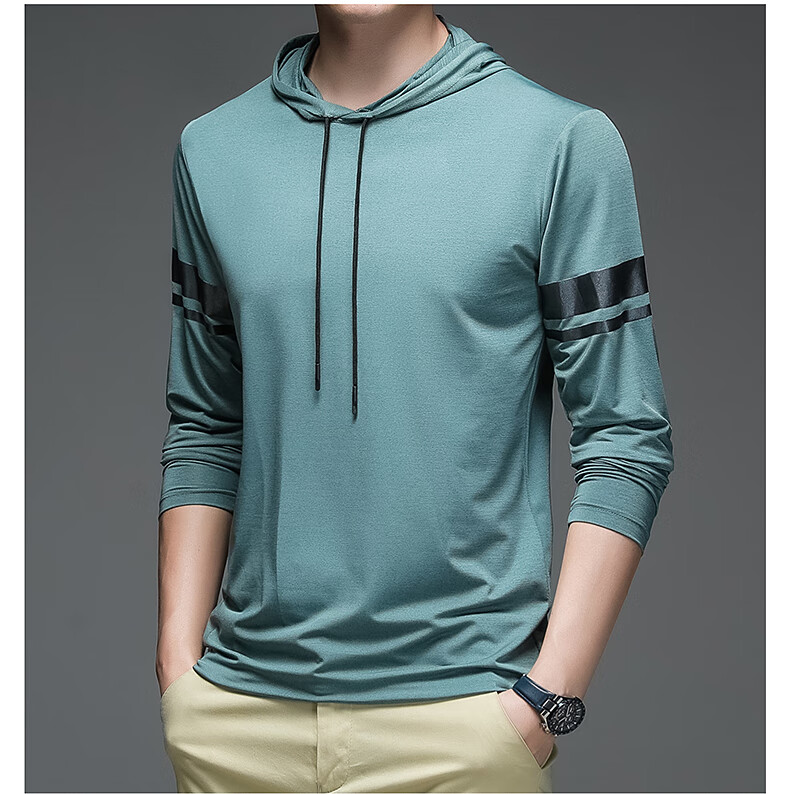 卡帝乐鳄鱼(cartelo)男装 秋季上衣宽松2022年长袖时尚百搭纯色中年