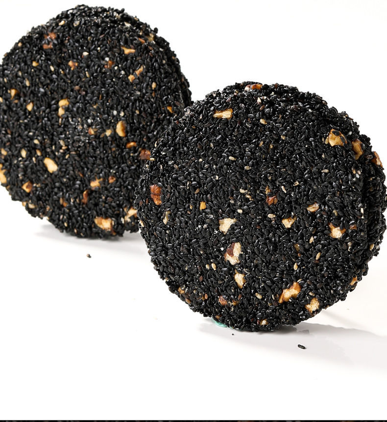 谷福优黑芝麻饼黑芝麻饼零食饼干片高钙薄脆儿童小吃孕期不腻黑芝麻香