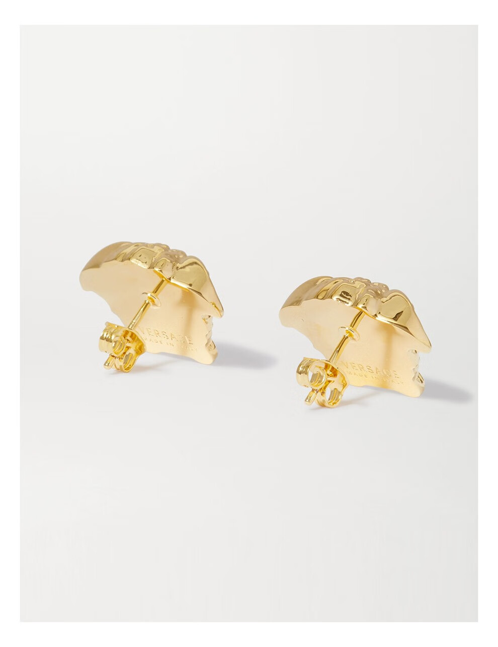 versace 范思哲 新款男女通用黄铜美杜莎头像耳钉【礼盒装】dg25591