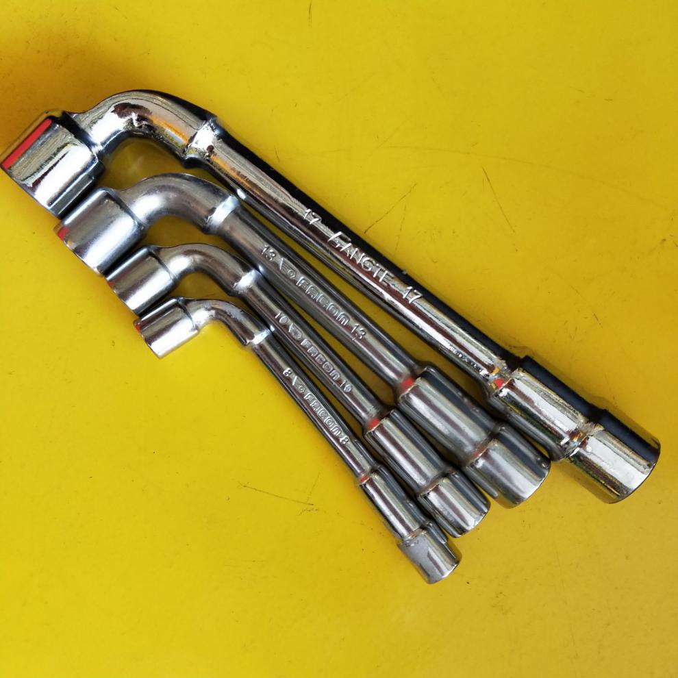 钢特 五金工具多规格l型铣口穿孔弯头多功能弯杆套筒扳手轮胎 弯头