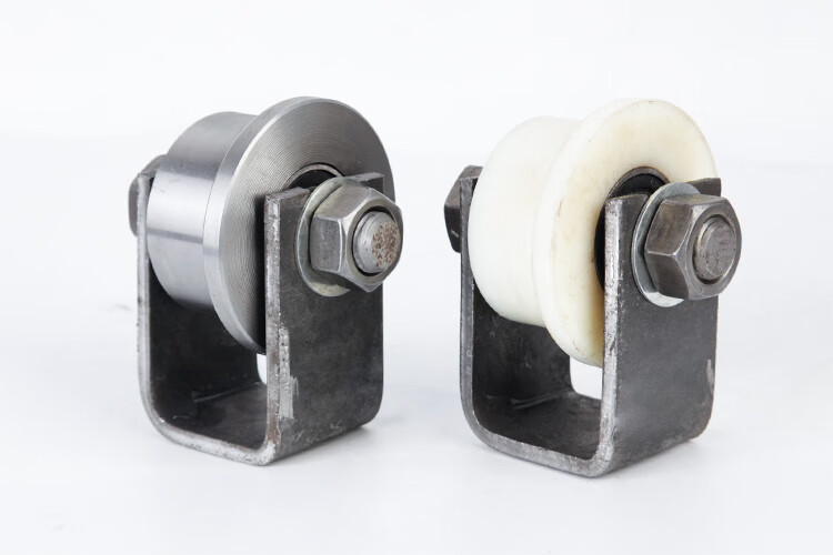 单边轨道轮t型槽轮货梯升降机滑轮地铁矿山咕噜火车轨道轮槽钢轮 50